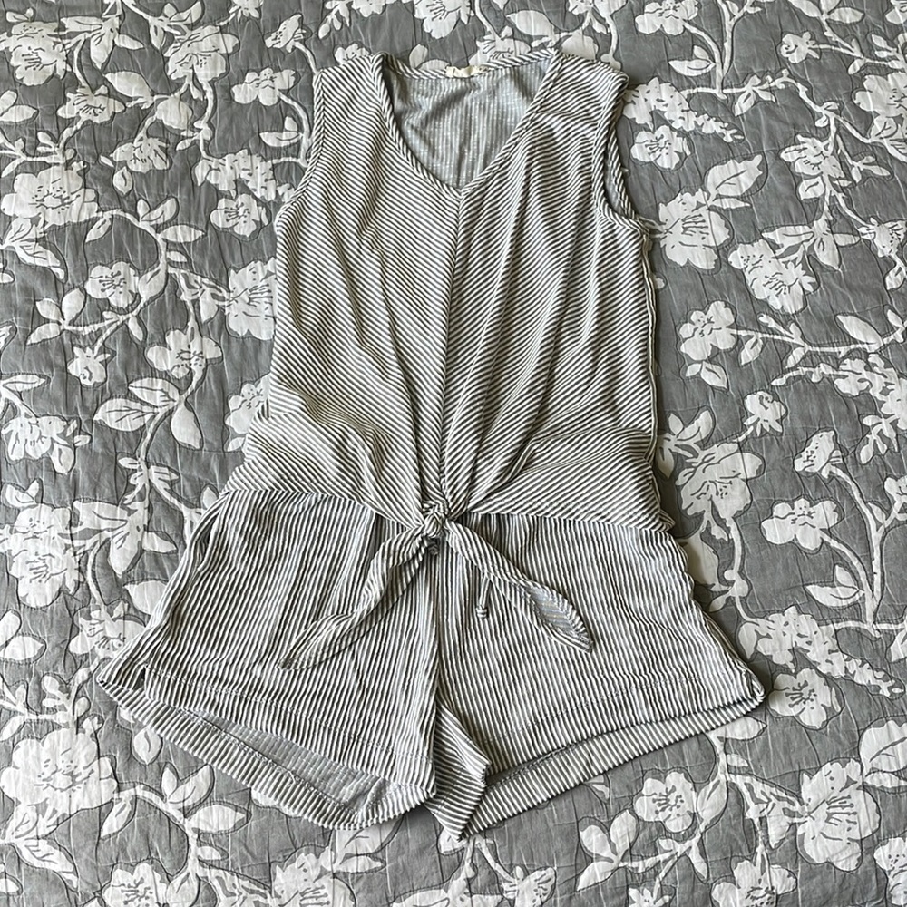 2 piece striped pajama set